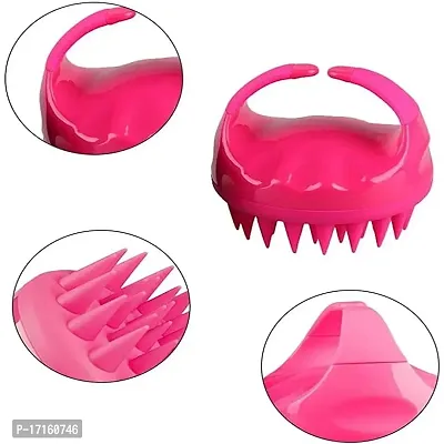 Elecsera Hair scalp washing cleaning bath brush massager shampoo shower salon-thumb2