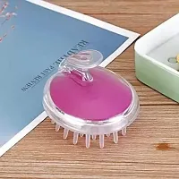 Elecsera Scalp Massager Exfoliator Shampoo Brush with Soft Silicone Bristles ()-thumb1