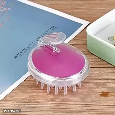 Elecsera Scalp Massager Exfoliator Shampoo Brush with Soft Silicone Bristles ()-thumb2