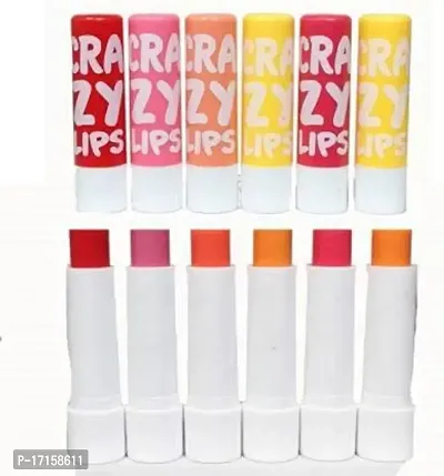 Elecsera Crazy Lipbam Multicolor Fruity Flavor (Pack of: 12, 36 g)-thumb2