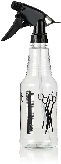 Classic Hair Salon Plastic Spray Bottle Water Blow Can Water Sprayer For Salon 400 Ml Spray Bottle (Pack Of 1, White, Plastic)