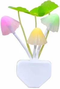 Elecsera Mushroom Color Changing Multi Color Led Sensor Flower Night Lamp for Bedroom Pack of 4-thumb3