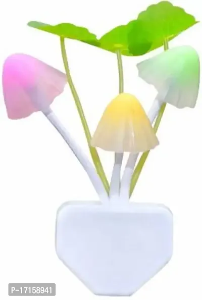 Elecsera Mushroom Color Changing Multi Color Led Sensor Flower Night Lamp for Bedroom Pack of 4-thumb4