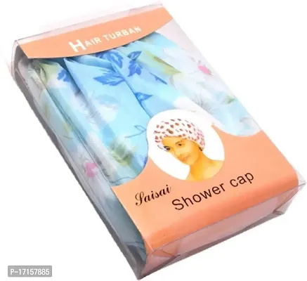 Elecsera Elastic Water Proof Shower Cap (Assorted Colour)