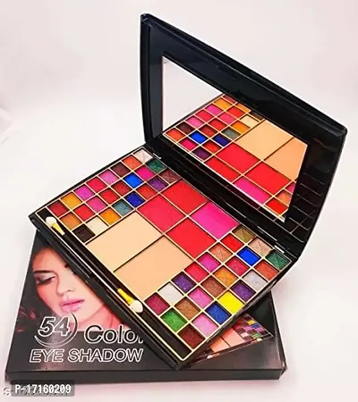 Elecsera Make up kit 54 Color Mix Eyeshadow Matte, Cream, Velvet and Glitter Shimmer 75 g (Multicolor)