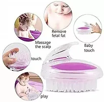 Elecsera Scalp Massager Exfoliator Shampoo Brush with Soft Silicone Bristles ()-thumb2