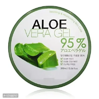 Elecsera Aloe vera Gel With 100% Pure Neem And Tulsi For Skin, Hair And Body (60 g)-thumb0