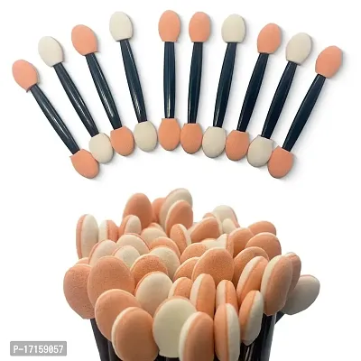 Elecsera 10 Pcs Eyeshadow Brushes Dual Sides Applicators (Pack of 10)-thumb0