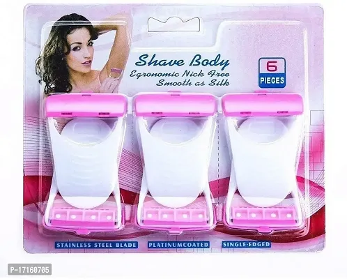 Elecsera 6 in 1 shave body blades (Pack of 6)-thumb0