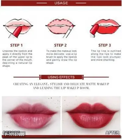 Elecsera super matte lipstick combo set of 12 lipstick (Multicolor, 0.35 g)-thumb3