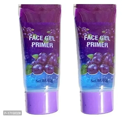 Elecsera Grapes Waterproof Primer Make Up Base Pack of 2 Primer - 120 g (Blue)