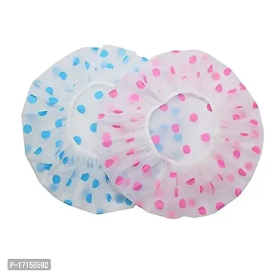 Elecsera Reusable Elastic Water Proof Shower Cap Pack of 2