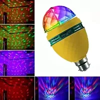 Elecsera Rotating Bulb Magic Disco LED Light,LED Rotating Bulb Light Lamp Single Disco Ball (Ball Diameter: 2.5 cm)-thumb1