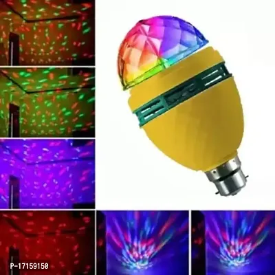 Elecsera Rotating Bulb Magic Disco LED Light,LED Rotating Bulb Light Lamp Single Disco Ball (Ball Diameter: 2.5 cm)-thumb2