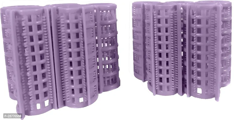 Beautiful Plastic Sponge Tool Salon Hairdressing Curlers Pack Of 10-thumb2