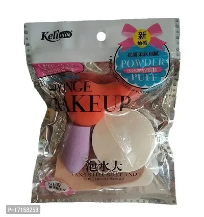 Elecsera 6 in 1 makeup sponge and Puff set for make up ()