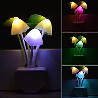 Elecsera Mushroom Light Automatic Sensor for Bedroom Night Lamp Night Lamp (7 cm, Multicolor)-thumb1