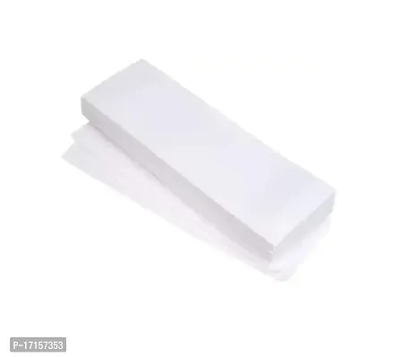 Elecsera Waxing Strips for Face, Under Arms  Hands-50 Strips (White) Strips (50 Strips)-thumb0