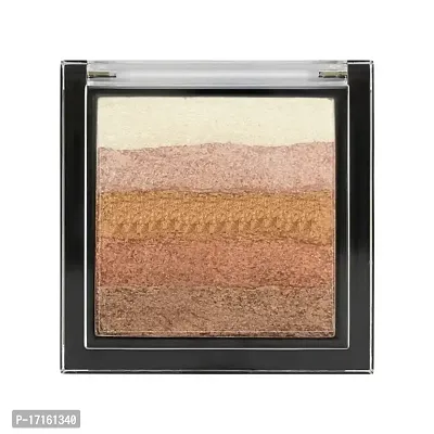 Elecsera Beautiful Shimmery Brick Highlighter Powder Highlighter (Multicolor)