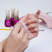 Elecsera Handle Grip Nail Brush Hand Finger Toe Nail Cleaning Brush Manicure Pedicure, Size- 7/3.5 cm-thumb2