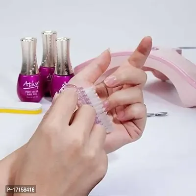 Elecsera Handle Grip Nail Brush Hand Finger Toe Nail Cleaning Brush Manicure Pedicure, Size- 7/3.5 cm-thumb3