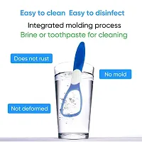 Elecsera Tongue Scraper Cleaner 100% BPA Free Tongue Scrapers for Adults  Kids, Healthy Oral Care Tool, Easy to Use, Help Fight Bad Breath-thumb3