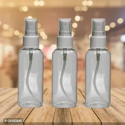 Classic Spray Bottle 3 Units 100Ml Bottle (Pack Of 3, White, Plastic)-thumb0