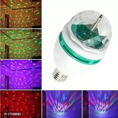 Elecsera (Diwali Light Rotating LED Crystal Bulb Magic Disco Light Night Lamp for Party Single Disco Ball (Ball Diameter: 2.5 cm)-thumb3