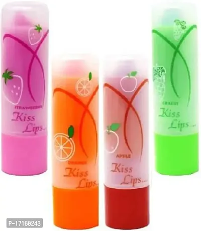 Elecsera Dark Lips with Vitamin E Pure Jelly 3D Natural Lip Balm Long Lasting Lip FRUITY (Pack of: 4, 20 g)