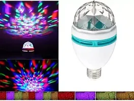 Elecsera (Diwali Light Rotating LED Crystal Bulb Magic Disco Light Night Lamp for Party Single Disco Ball (Ball Diameter: 2.5 cm)-thumb3