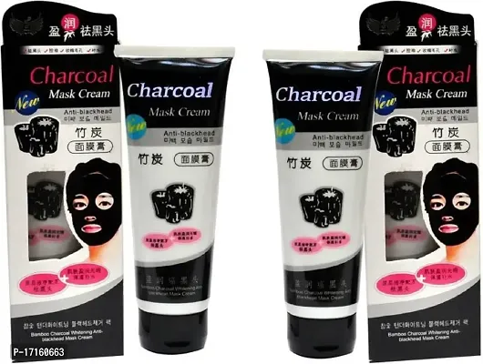 Elecsera Charcoal Mask Peel Off Oil Control Face Masks (PACK OF 2) (260 g)-thumb0