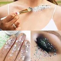 Elecsera Colorful Sparkle Chunky Eyeshadow Glitter Powder Thick  Thin (Multicolor)-thumb1