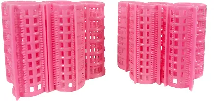 Beautiful Plastic Sponge Tool Salon Hairdressing Curlers Pack Of 10-thumb1