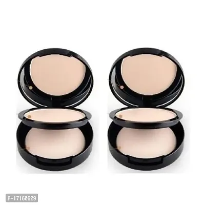 Elecsera 2IN1 PREFECT MATTE FINISH LONG LASTING OIL FREE PRESSED COMPACT Compact Pack Of 2 Compact (Skin, 24 g)-thumb0