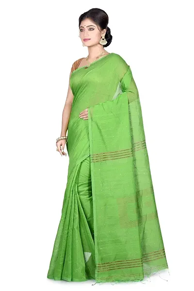 Stylish Self Pattern Saree With Blouse Piece For Women