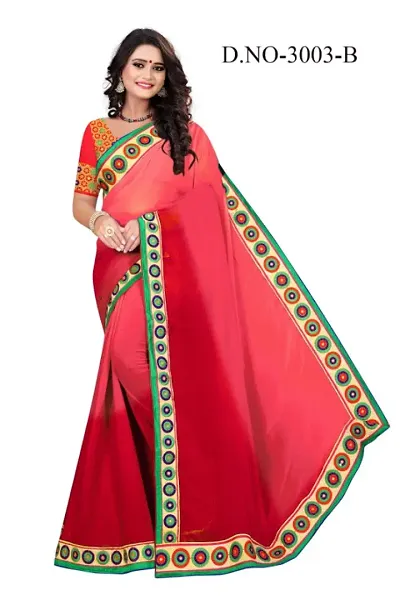 Alluring Georgette Saree with Blouse piece 