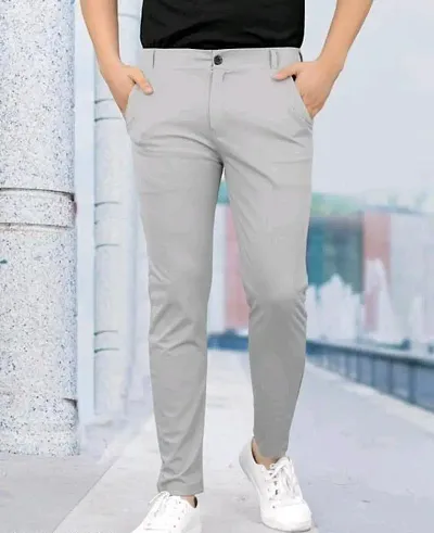 Comfy Linen Blend Casual Trouser For Men