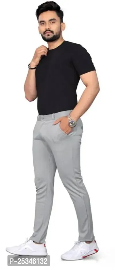 MENS CASUAL LYCRA TROUSER COMFORTABLE LYCRA TROUSER FOR MEN-thumb3