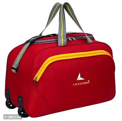 Stylish Polyester Waterproof Lightweight 75 L Duffel Bag With Two Wheels