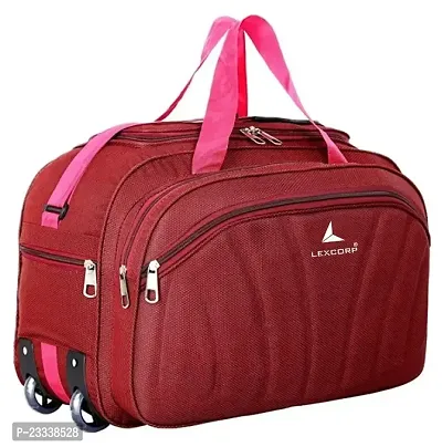 70 L Strolley Duffel Bag With Wheels Waterproof Lightweight Large Capacity With 4 Compartments