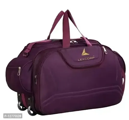 Purple Polyester Regular Size For Men With 4 Compartments