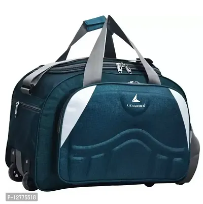 70 L Duffel With Wheels Waterproof Lightweight With Two Wheels Regular Capacity With 3 Compartments-thumb0