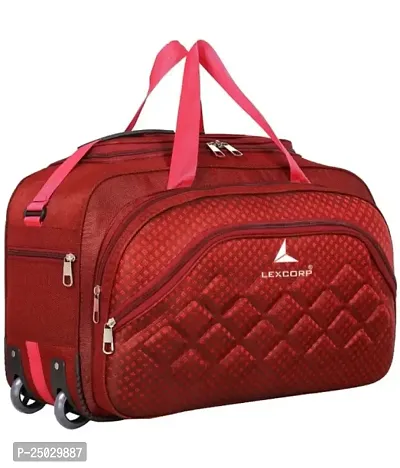 LEXCORP 75 L Duffel With Wheels Waterproof Lightweight With Two Wheels-Regular capacity-thumb0