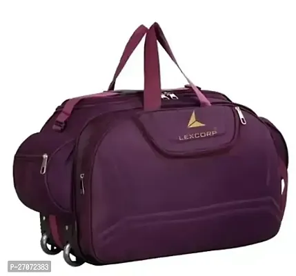 Fancy Nylon Travel Trolley Hand Carry Bag With 3 Compartments