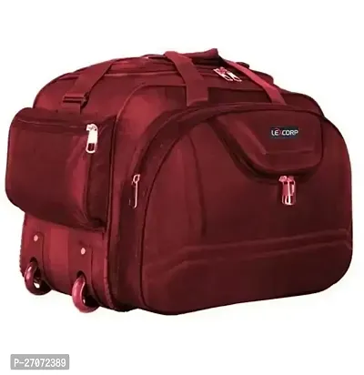 Fancy Nylon Travel Trolley Hand Carry Bag With 3 Compartments