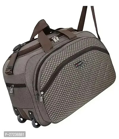 Fancy Nylon Solid Travel Trolley Bag-thumb0