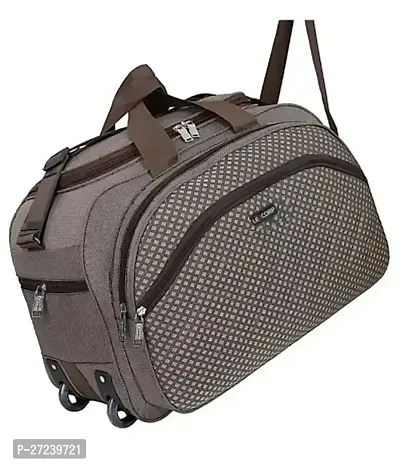 Fancy Nylon Travel Trolley Hand Carry Bag  With 3 Compartments