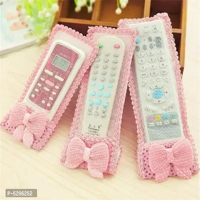 Remote Cover/TV, Air Conditioner, D2H, DTH Remote Control Dust Cover (Pack of 3) Multicolour