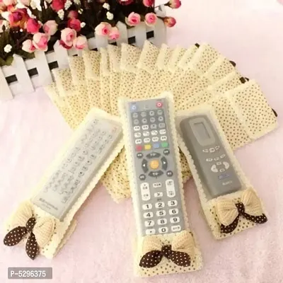 Remote Cover/TV, Air Conditioner, D2H, DTH Remote Control Dust Cover (Pack of 3) Multicolour-thumb0