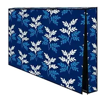 DustProof Printed Television cover Protector for 32 inch LCD/ LED TV | TV Cover For 32 inch (Blue Box Printed) with cream remot cover-thumb4